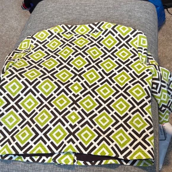 MICHAEL Michael Kors Green and Black Geometric Blazer - Picture 9 of 11